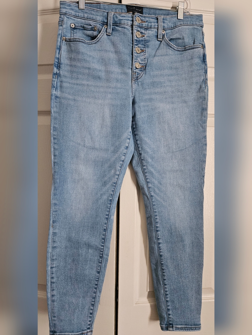 Lucky Brand Light Wash Skinny Jeans - Soft Blue